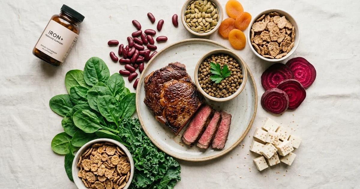 Eisenmangel bei Frauen: Ernährungsplan für jeden Tag