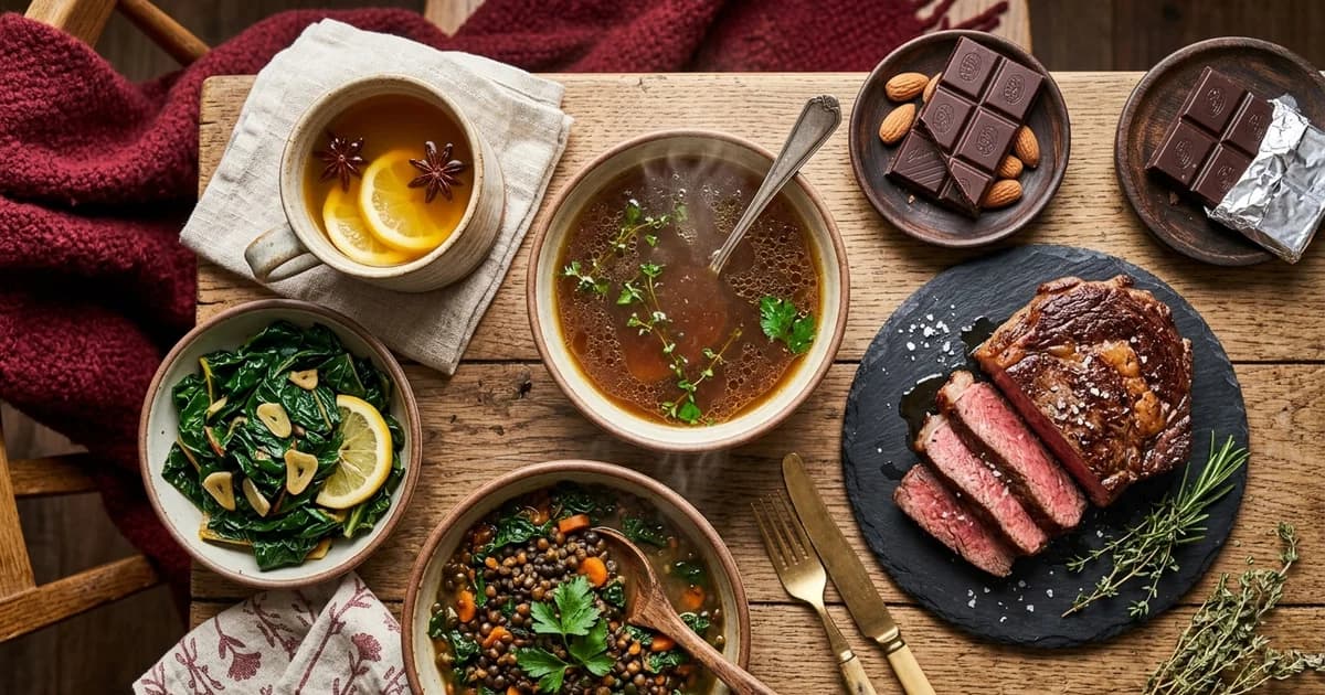 What to Eat on Your Period — Iron, Warmth, Recovery