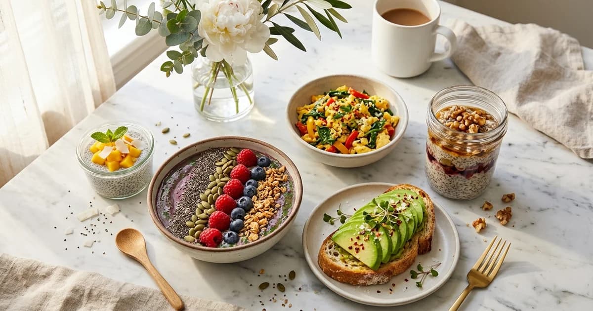 20 idées de petit-déjeuner : avoine, œufs et porridges