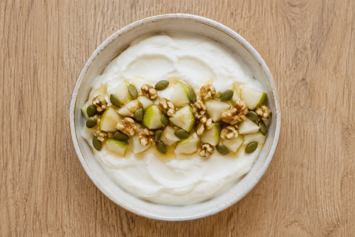 Yaourt grec aux noix et au miel