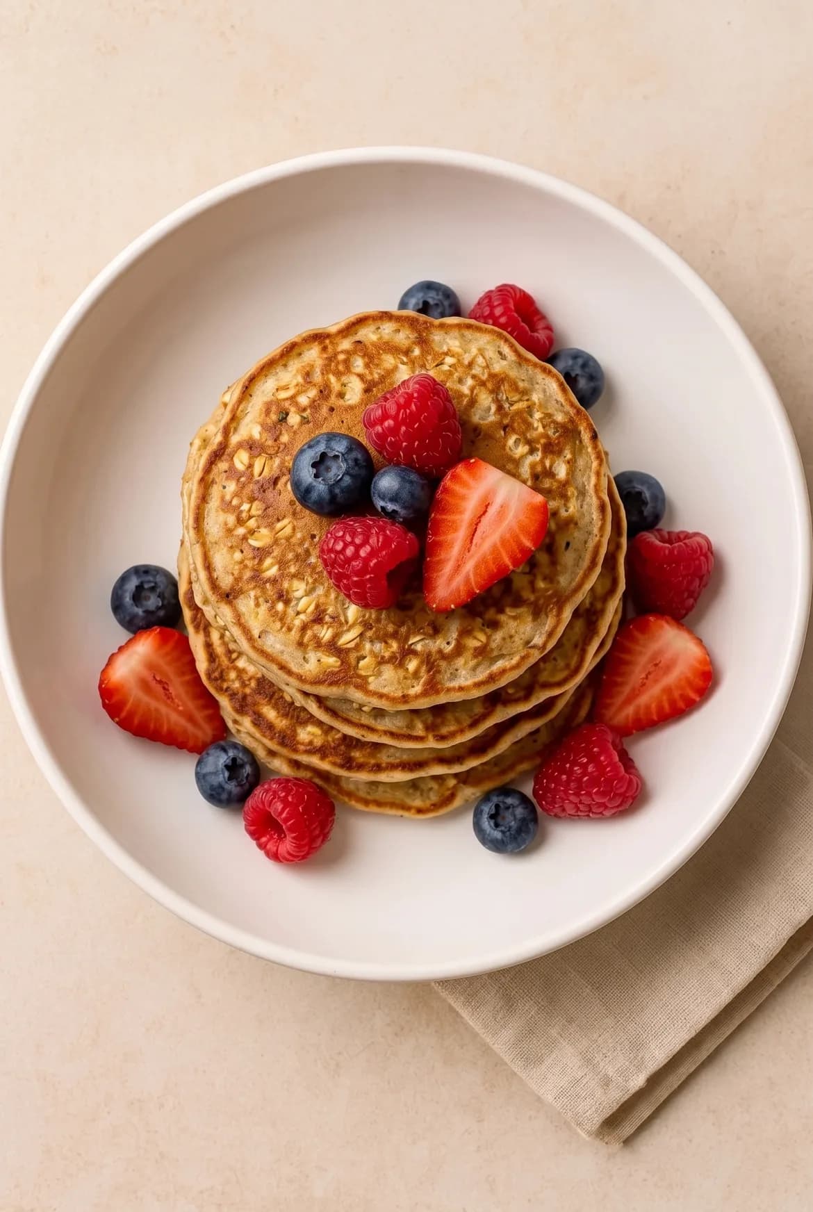 Protein-Pancakes mit Beeren