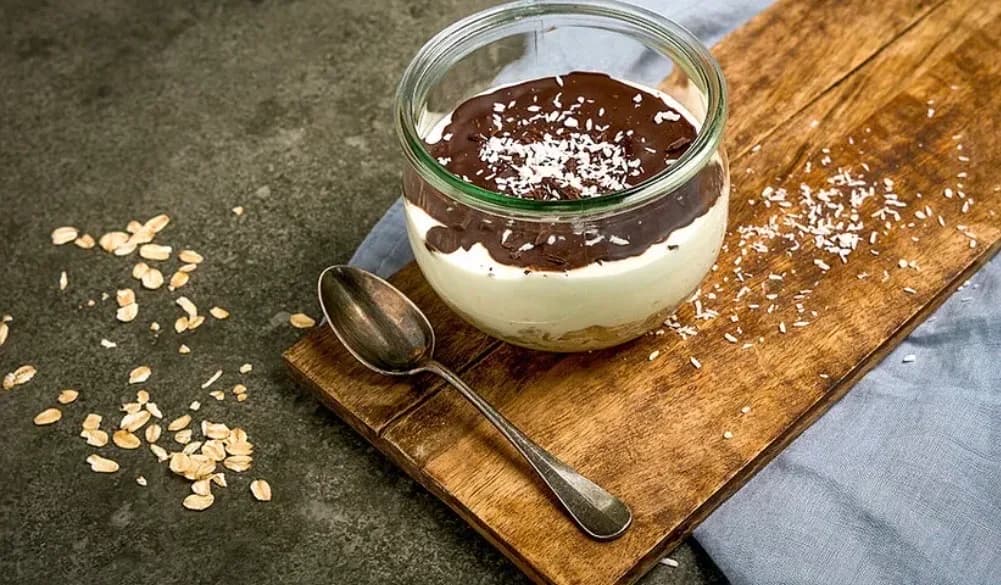 Bounty-Porridge mit Skyr