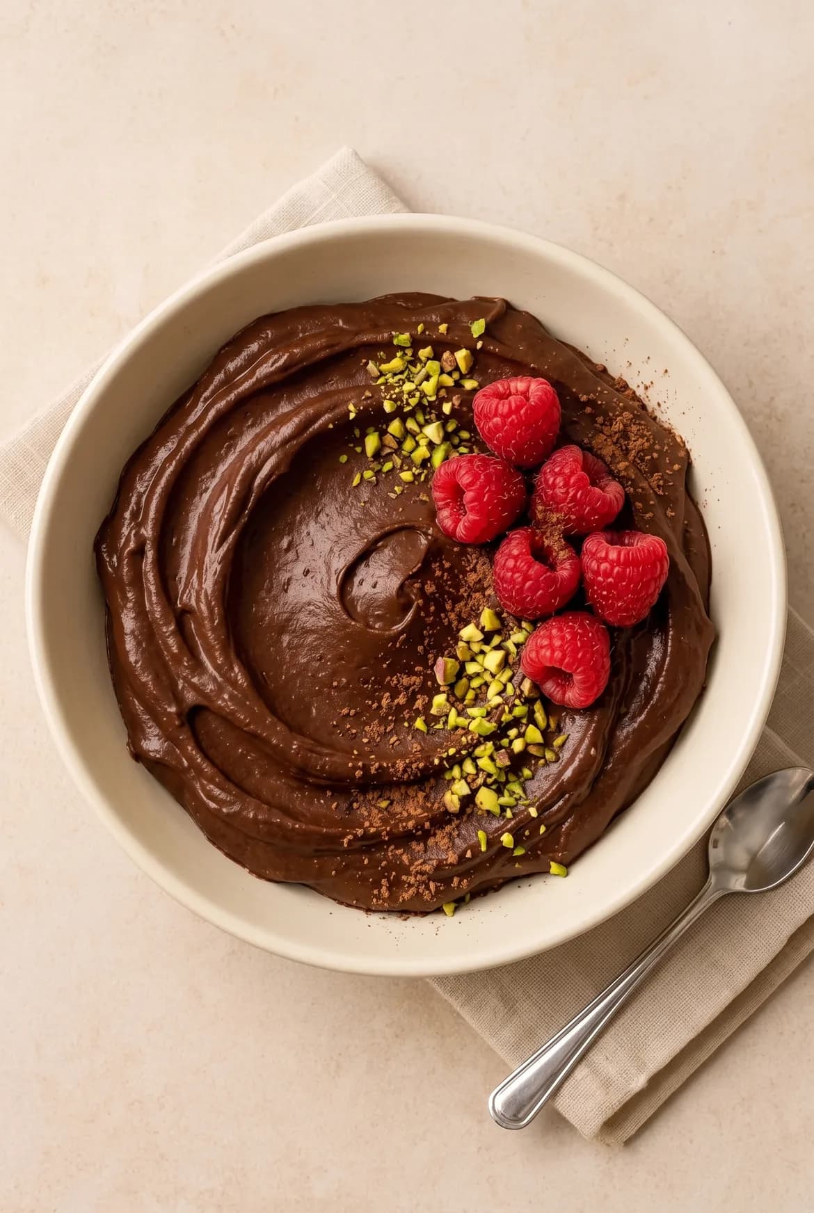 Dunkle-Schokolade-Avocado-Mousse