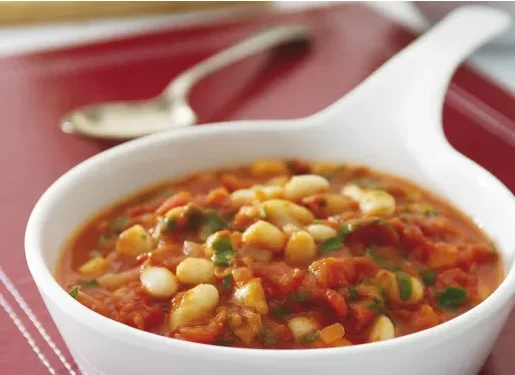 Weiße Bohnen in Tomatensoße
