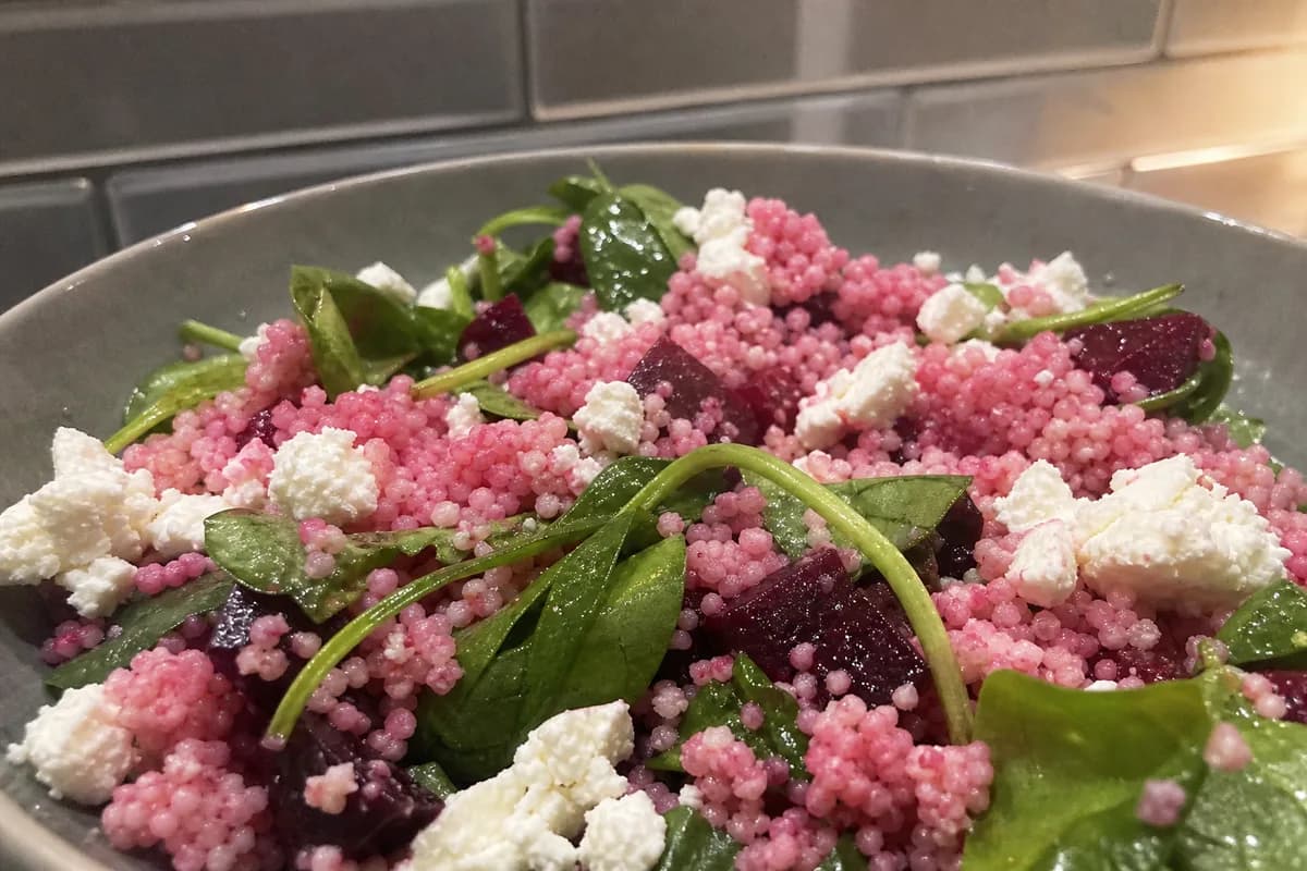 Rote-Bete-Couscous